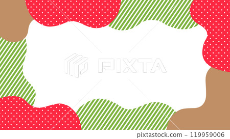 A soft frame illustration background material with a dull color 119959006