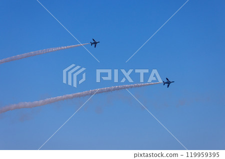 Blue impulse, corkscrew 119959395