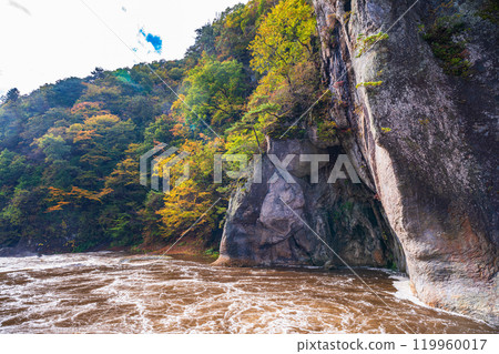 [Gunma Prefecture] Fukiware Falls during autumn 119960017