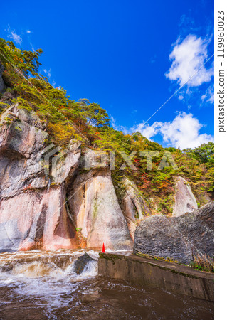 [Gunma Prefecture] Fukiware Falls during autumn 119960023