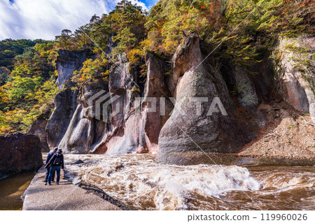 [Gunma Prefecture] Fukiware Falls during autumn 119960026