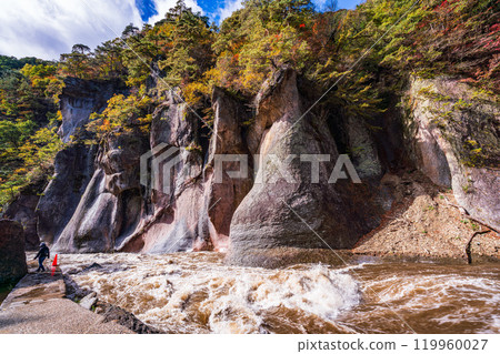 [Gunma Prefecture] Fukiware Falls during autumn 119960027