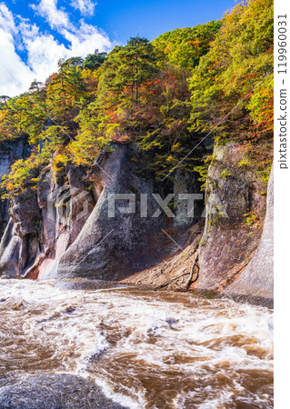 [Gunma Prefecture] Fukiware Falls during autumn 119960031