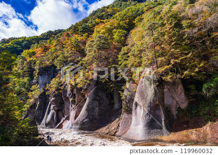 [Gunma Prefecture] Fukiware Falls during autumn 119960032