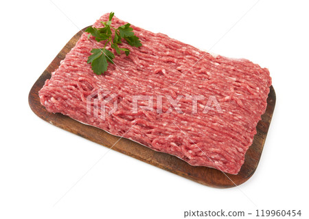 Pork and beef minced meat 119960454