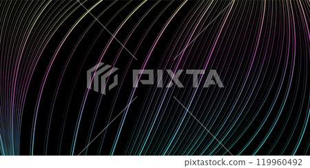 Colorful holographic wavy lines abstract elegant background Colorful holographic wavy lines abstract elegant background 119960492
