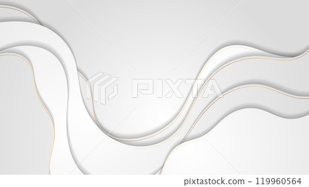 Golden curved wavy lines abstract geometric minimal background Golden curved wavy lines abstract geometric minimal background 119960564
