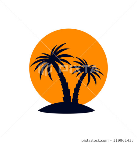 Tropical Palm Tree 119961433
