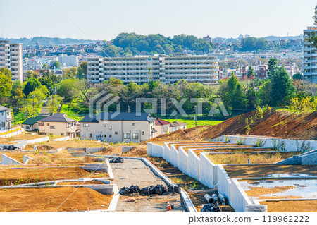 A reclaimed hilltop site overlooking Hachioji city A reclaimed hilltop site overlooking Hachioji city 119962222