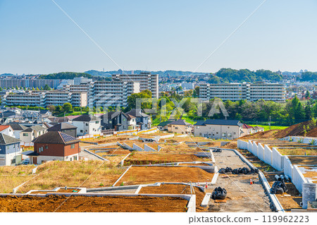 A reclaimed hilltop site overlooking Hachioji city A reclaimed hilltop site overlooking Hachioji city 119962223