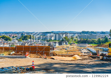 A reclaimed hilltop site overlooking Hachioji city A reclaimed hilltop site overlooking Hachioji city 119962224