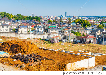 A reclaimed hilltop site overlooking Hachioji city A reclaimed hilltop site overlooking Hachioji city 119962230