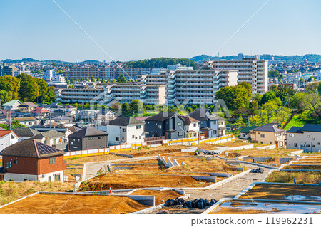 A reclaimed hilltop site overlooking Hachioji city A reclaimed hilltop site overlooking Hachioji city 119962231