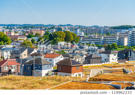 A reclaimed hilltop site overlooking Hachioji city A reclaimed hilltop site overlooking Hachioji city 119962233