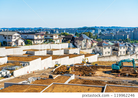 A reclaimed hilltop site overlooking Hachioji city 119962246