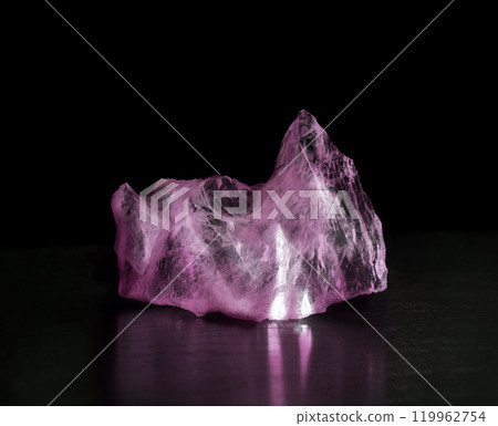 Precious mineral. Piece of Rock crystal 119962754