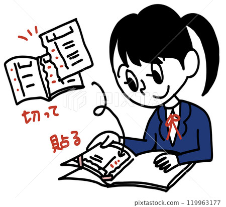 將其剪下來並貼上到筆記本上,創建一個原創的學習筆記本。 將其剪下來並貼上到筆記本上,創建一個原創的學習筆記本。 119963177