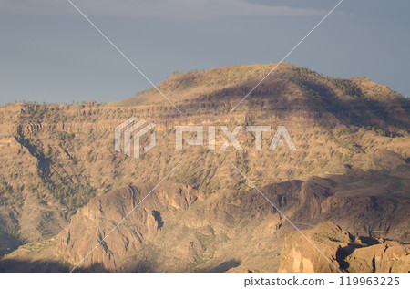 Mountain in the Pilancones Natural Park. Mountain in the Pilancones Natural Park. 119963225