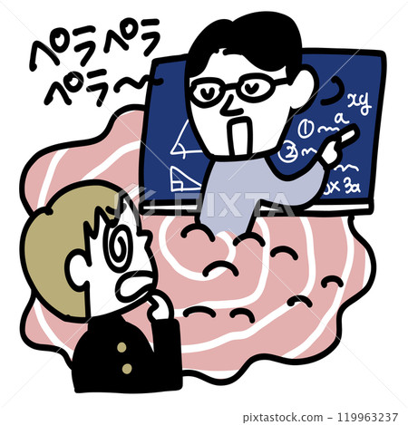 因跟不上課堂而感到震驚的初中生 因跟不上課堂而感到震驚的初中生 119963237