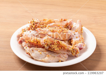 (Domestic) Young Chicken Spare Ribs (Grilled with Spicies) 119963287