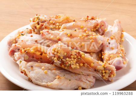 (Domestic) Young Chicken Spare Ribs (Grilled with Spicies) (Domestic) Young Chicken Spare Ribs (Grilled with Spicies) 119963288