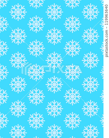 Seamless snowflake pattern. Vector illustration 119963640