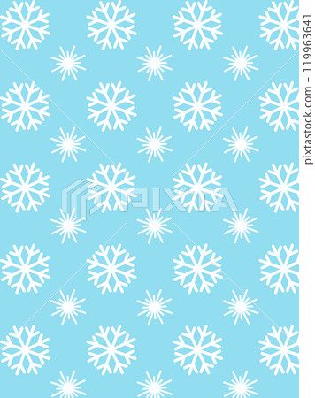 Seamless snowflake pattern. Vector illustration 119963641