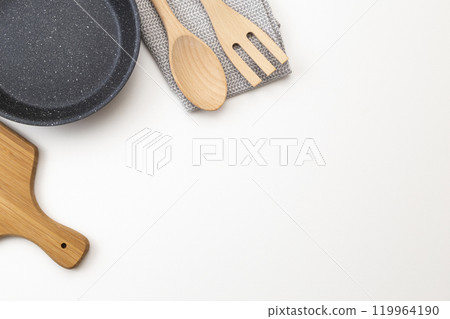Kitchen utensils on white background 119964190