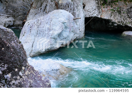Mountain stream Nakatsu Valley Mountain stream Nakatsu Valley 119964595