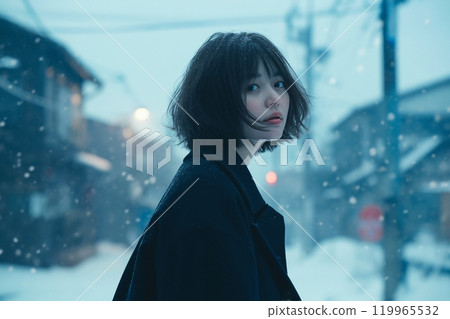 Snow, Women and Fashion "AI generated images" Snow, Women and Fashion "AI generated images" 119965532