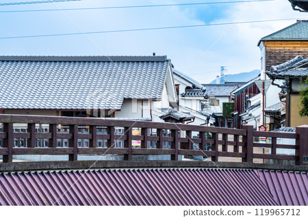 [重要傳統建築群保存區] 脅町 南町 重要傳統建築群保存區 德島縣美馬市南橋街景 119965712