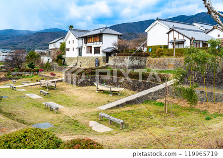 [重要傳統建築群保存地區] 脅町 南町 重要傳統建築群保存地區 登船公園 風景 德島縣 美馬市 119965719
