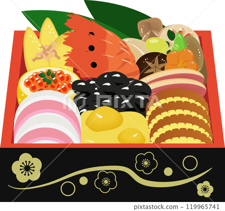 New Year dishes New Year dishes 119965741