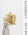 灰色花瓶和乾繡球花 119966274