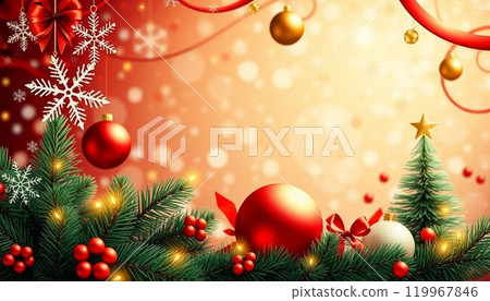 a festive christmas background design. 119967846