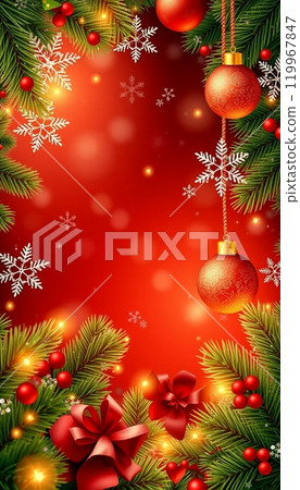 a festive christmas background design. a festive christmas background design. 119967847