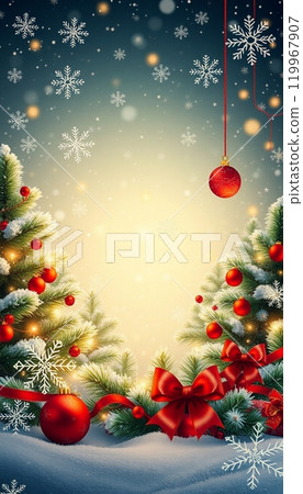 a festive christmas background design. 119967907
