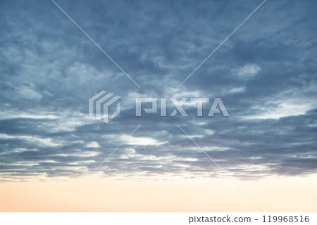 Bright clouds in the evening sky Bright clouds in the evening sky 119968516