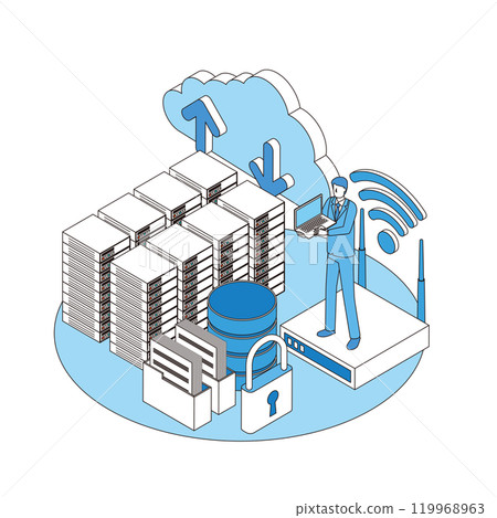 資料系統部男性辦公室職員 資料系統部男性辦公室職員 119968963