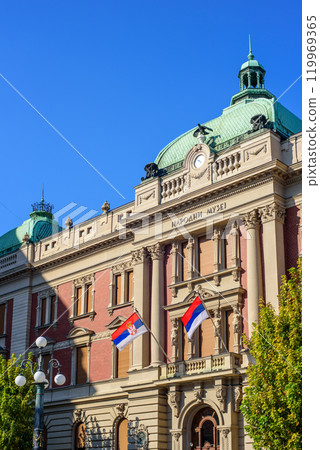 National Museum of Serbia in the Republic Square in Belgrade, capital of Serbia National Museum of Serbia in the Republic Square in Belgrade, capital of Serbia 119969365