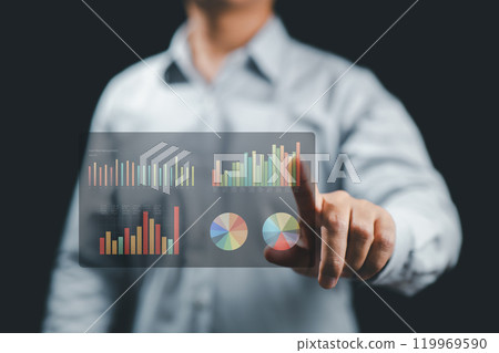 Visualization of Business Metrics - Engaging in strategic planning through real-time data visualization. Visualization of Business Metrics - Engaging in strategic planning through real-time data visualization. 119969590