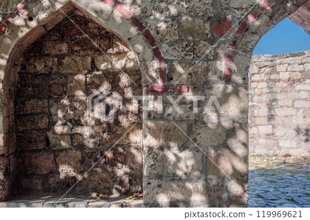 Remains of Historic Belgrade Fortress fortifications in Kalemegdan park in Belgrade, Serbia Remains of Historic Belgrade Fortress fortifications in Kalemegdan park in Belgrade, Serbia 119969621
