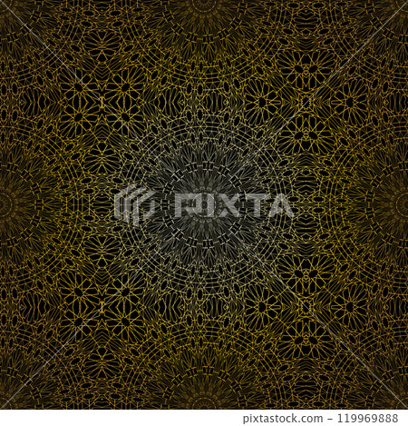 Geometric gold lace pattern 2 119969888