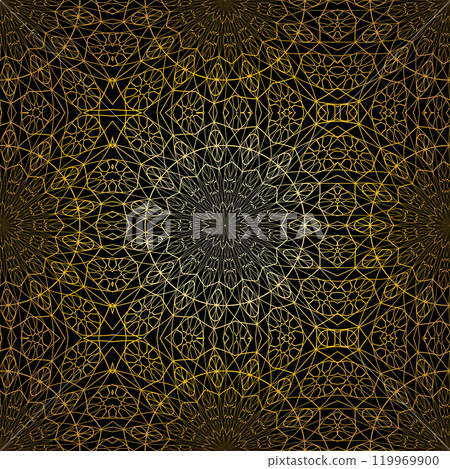 Geometric gold lace pattern 14 Geometric gold lace pattern 14 119969900
