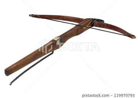 crossbow isolated on white crossbow isolated on white 119970793