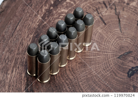 Old West era Long Colt .45 caliber revolver cartridges 119970824