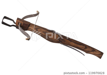 crossbow isolated on white crossbow isolated on white 119970828