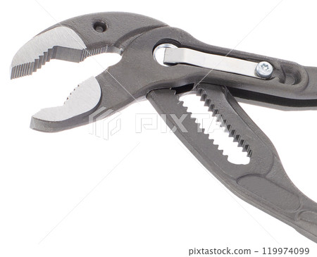 Adjustable Pliers with Serrated Jaws for Strong Grip Adjustable Pliers with Serrated Jaws for Strong Grip 119974099