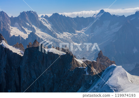 Mont Blanc mountain massif Mont Blanc mountain massif 119974193
