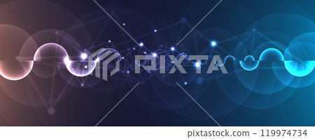 Abstract digital cloud computing technology for business project Abstract digital cloud computing technology for business project 119974734